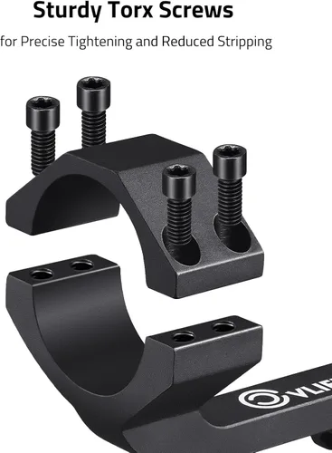 Miniatura 4 de CVLIFE Soportes de alcance voladizo, montaje de alcance de una sola pieza de anillo doble compensado, aluminio ligero