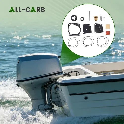 Miniatura 6 de ALL-CARB Kit de reparación de carbohidratos de repuesto para Johnson Evinrude V4 V6 (90-175hp) 18-7247 436852 438996