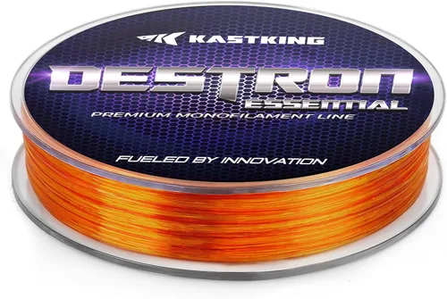 KastKing Destron Essential - Línea de pesca de monofilamento, revestimiento avanzado de polímero para alta resistencia a la abrasión, súper suave,