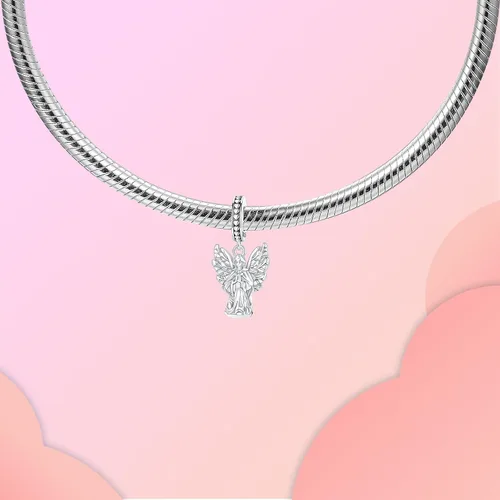 Miniatura 152 de LUXILLA Abalorio de plata de ley 925 para madre, hija, abuela, para familia, amor, madre, hija, abuela, para pulseras, collares, dijes, abalorios