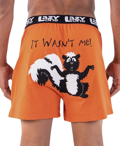 Miniatura 2 de Lazy One - Bóxer corto con estampados de animales divertidos, ropa interior novedosa y divertida, regalos chistosos para hombres, calzoncillos bóxer