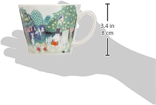 Miniatura 2 de Taza de Sopa Acuarela del Valle de Moomin Yamaka Japón