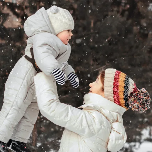 Miniatura 7 de ONESING 5 pares de guantes negros para bebés guantes cálidos para recién nacidos guantes de invierno para bebés y niñas