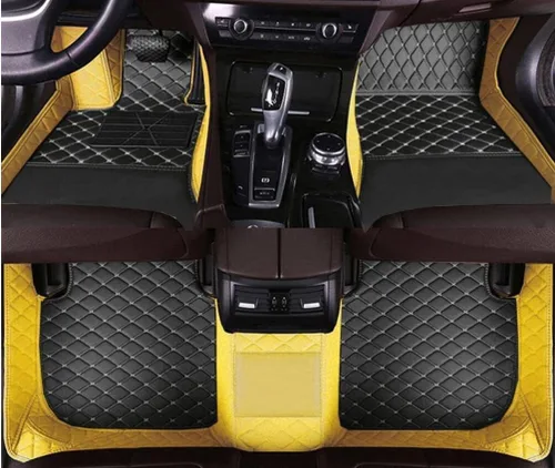 Miniatura 18 de Alfombrillas de automóvil compatibles con Audi, BMW, Mercedes-Benz, Chevy, Toyota, Lexus, Honda, Acura, Infiniti, Nissan, Hyundai, Kia 2000-2024 Rojo