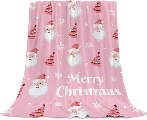 Miniatura 34 de YeeJu Manta de Navidad para Bebé Decorativa Roja a Cuadros Manta Navideña para Niños Pequeños Manta para Envolver Mascotas Cuna Suave Ligera