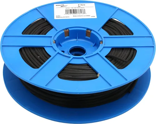 Miniatura 7 de Prime-Line P 7551 - Estriado de vinilo para retenedor de pantalla, 0.12 pulgadas, redondo, negro, 250 pies (1 rollo)