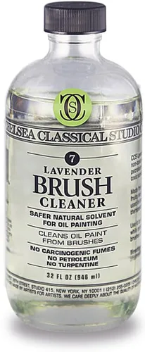 Miniatura 10 de Chelsea Classical Studio Barniz de retoque de lavanda, utilizado para la protección de obras de arte al óleo y transpirabilidad, botella de 2 onzas