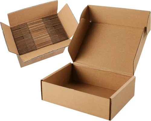 Miniatura 10 de Cajas de cartón corrugado marrones de 11x8x2, paquete de 30, cajas de envío para pequeñas empresas, cajas de correo, cajas de embalaje para correo