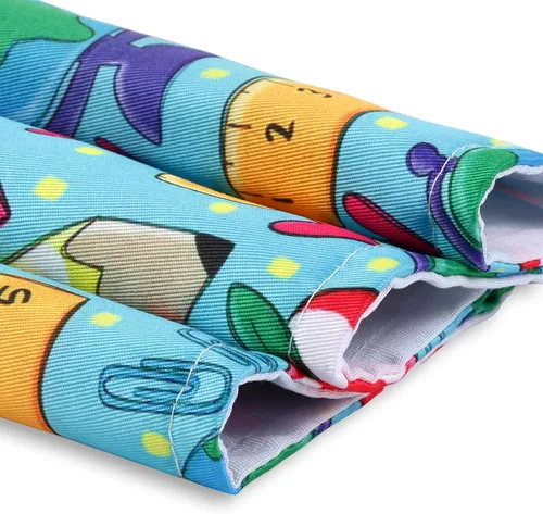 Miniatura 7 de Plum Hill Bonito delantal para profesores con bolsillos, delantal de cintura para profesora para mujeres, delantal escolar para profesores