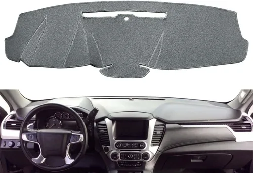 Miniatura 7 de Tapete de Cubierta del Tablero Compatible con GMC Sierra/Chevy Chevrolet Silverado 1999-2006 1500 2500 3500 HD, 2000-2006 GMC Yukon/Yukon XL/Chevy
