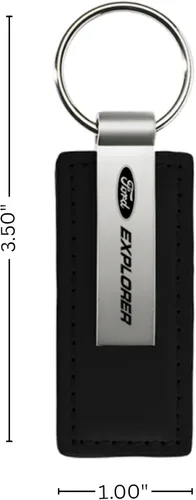 Miniatura 7 de Au-TOMOTIVE GOLD Rectangular Leather Key chain for Ford Explorer