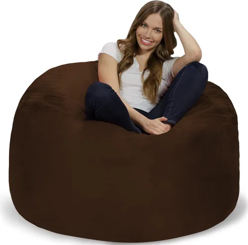 Miniatura 16 de Chill Sack Bean Bag Funda para silla, 3 pies, microgamuza - Oliva