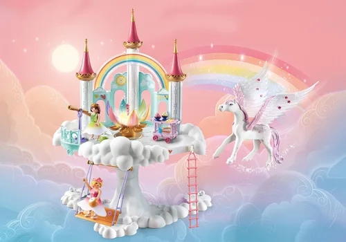 Miniatura 3 de Playmobil Castillo del arco iris en las nubes