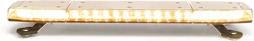 Miniatura 2 de ECCO Barra de luz LED de 24 pulgadas, haz de inundación de una sola fila, color ámbar y blanco, montaje magnético de 84 W, luces LED todoterreno