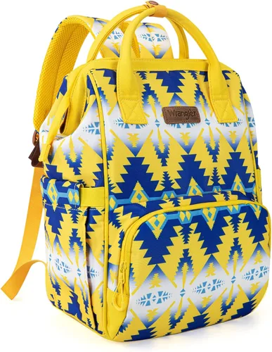 Miniatura 16 de Wrangler - Mochila Azteca Organizada, Mochila de Día, Bolsa de Viaje para Bebé con Correa para Silla de Paseo y Bolsillos Laterales para Botellas