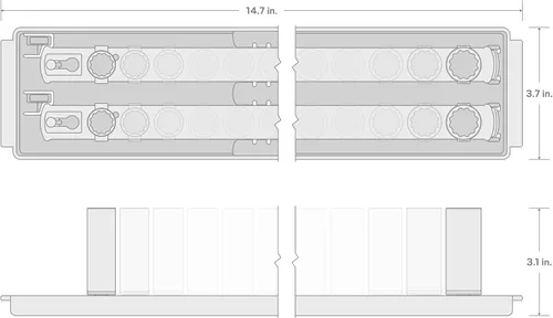 Miniatura 4 de TEKTON - Juego de llaves de impacto de 12 puntas con raíles de 3/8 pulgadas, 24 piezas (8-19 mm) SID91213