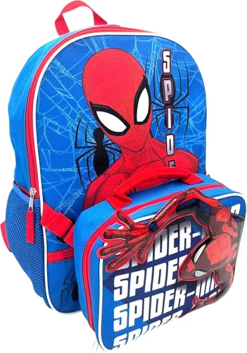 Miniatura 2 de Fast Forward Spider-Man Pop-Out - Mochila de 16 pulgadas con lonchera