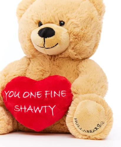 Miniatura 3 de Hollabears You One Fine Shawty - Oso de peluche para el día de San Valentín de 10 pulgadas