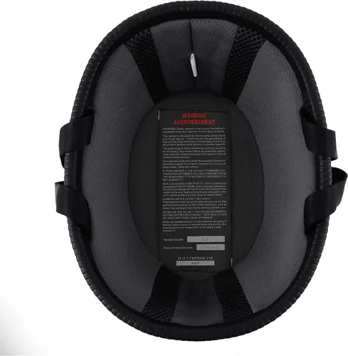 Miniatura 6 de Beanie - Casco de motocicleta aprobado por DOT, casco de media cara para adultos, casco de media cara para crucero, scopper, ciclomotor