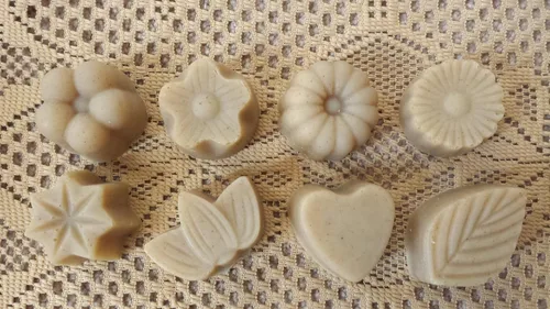 Miniatura 4 de 8-cavity Floral Leaf Silicone Cake Jabón Decoración Mold, Rosado, Rosado