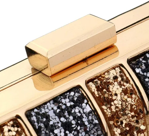 Miniatura 5 de YYW Bolso de mano de noche, bolso de boda para mujer, bolso de fiesta de graduación, bolsa de lentejuelas