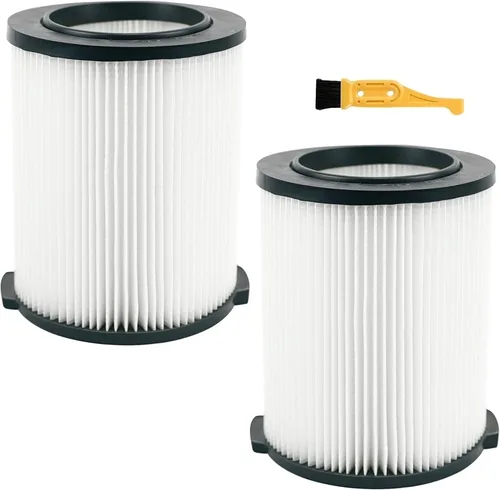 Paquete de 2 filtros VF4000 para Ridgid Vac Wet Dry de 5 a 20 galones, apto para aspiradoras Husky de 6-9 galones WD5500 WD0671 RV2400A RV2600B