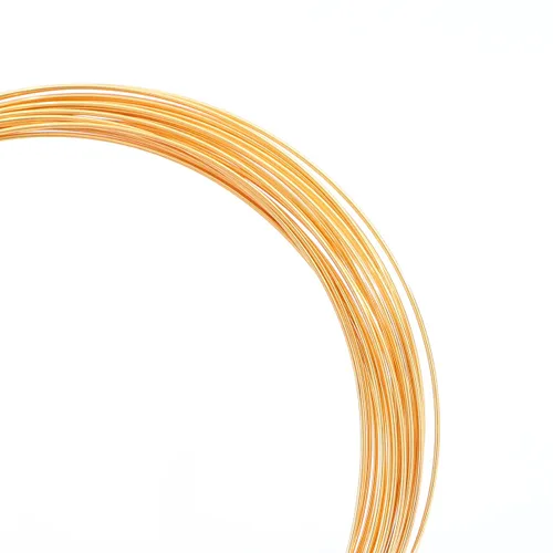 Miniatura 13 de Beadia - Alambre bañado en oro de 14 quilates de 0.4 mm, 10 metros de cordón de cuentas para pulseras, collares, encantos, cuentas para hacer joyas