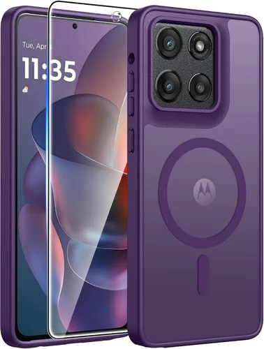 Miniatura 31 de FNTCASE - Funda para iPhone 16 Pro: magnética, mate, translúcida, de grado militar, protectora contra caídas, resistente, fina, duradera y a prueba