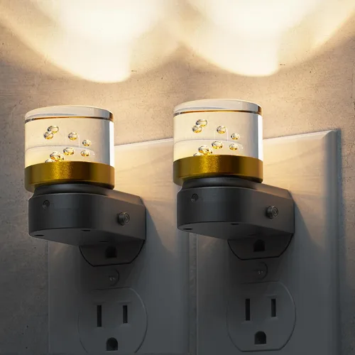 Miniatura 18 de L LOHAS LED Luces nocturnas enchufables a la pared, paquete de 2 unidades de 3000 K/4000 k/5000 K de temperatura de color ajustable, luz nocturna