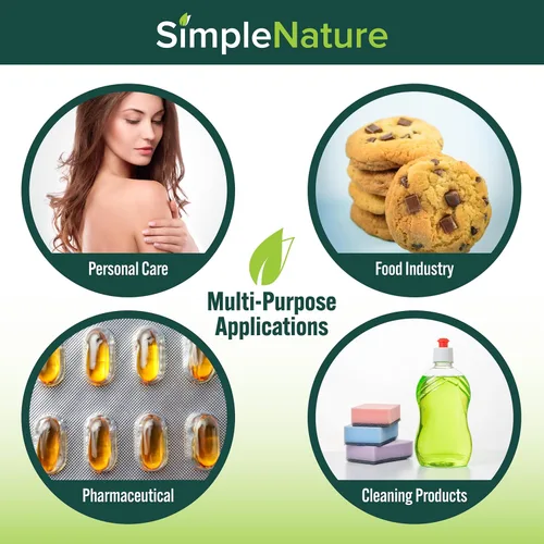 Miniatura 6 de SimpleNature Glicerina vegetal 100% pura – 4 galones – Natural puro grado alimenticio y cosmético para cuidado de la piel, cuidado del cabello