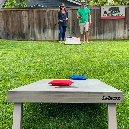 Miniatura 7 de GoSports Juego de tablas de cornhole de madera de tamaño reglamentario de 4 x 2 pies, incluye funda de transporte y bolsas de frijoles