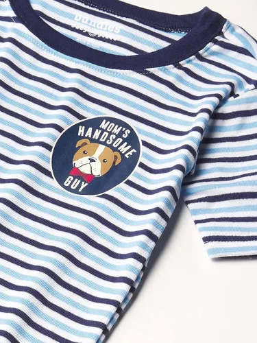 Miniatura 2 de The Childrens Place Pijama de algodón de 4 piezas para bebés y niños pequeños