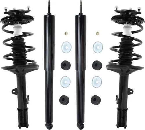 Miniatura 59 de Detroit Axle - Puntales y Amortiguadores para Chevy Traverse Buick Enclave GMC Acadia Saturn Outlook 2007-2012, 2 puntales delanteros con resorte
