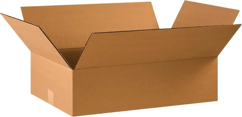 Miniatura 2 de AVIDITI Cajas de cartón corrugado planas de 22 x 16 x 4, planas, 22 pulgadas de largo x 16 pulgadas de ancho x 4 pulgadas de alto, paquete de 50