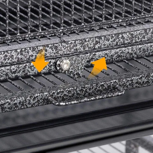 Miniatura 8 de Yaheetech Jaula para Pájaros Extra Grande de 69 Pulgadas, Jaula de Metal para Loros de Tamaño Mediano, Cacatúas, Cotorras, Periquitos, Tortolitos