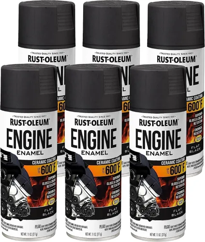 Miniatura 37 de Rust-Oleum 366437 Pintura en aerosol de esmalte para motor, 11 oz, Cast Coat Iron, (paquete de 1)