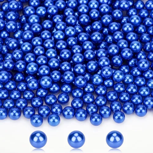 Miniatura 21 de Suream 7500 cuentas pulidas sin agujeros para organizador de brochas de maquillaje, perlas redondas brillantes para relleno de jarrón, cuentas