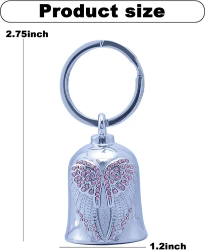 Miniatura 2 de Motorcycle Women Bells - Motorcycle Angel Bell for Men Women,Bell Biker Accessory,Guard Riding Safety