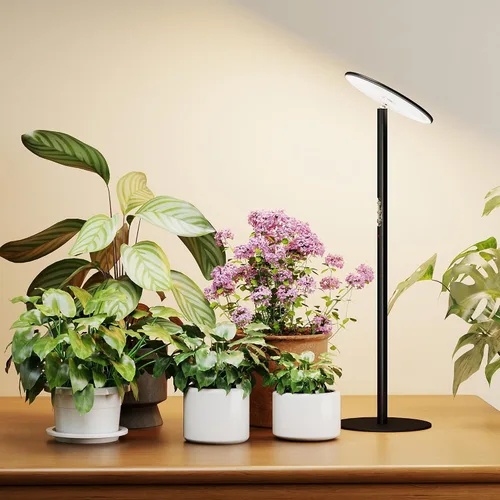 Miniatura 10 de chiphy Luces de cultivo de escritorio para plantas de interior, luz LED de espectro completo, lámpara de cultivo de mesa de aluminio de 40 W