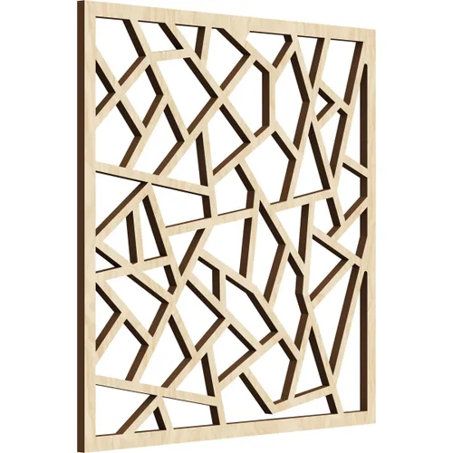 Miniatura 51 de 7 3/8 pulgadas de ancho x 7 3/8 pulgadas de alto x 3/8 pulgadas de alto, paneles de pared de madera con calado decorativo extra pequeño de Venecia