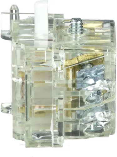 Miniatura 5 de Schneider Electric Bloque de contacto para maquinaria industrial, se adapta a recortes de 1.181 in de diámetro, retorno de resorte, 1NO y 1NC