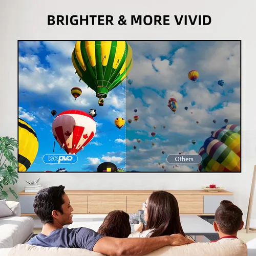 Miniatura 8 de Proyector Mini Portátil para Películas al Aire Libre, Proyector de Video LED Pico para Proyectores de Películas de Cine en Casa, Compatible