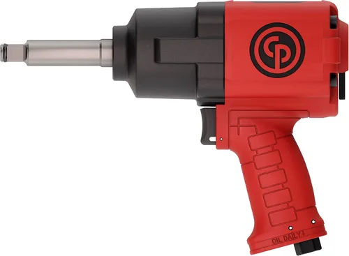 Miniatura 2 de Chicago Pneumatic CP7741-2 Llave de impacto neumática (1/2 pulgada), yunque de extensión de 2 pulgadas, herramienta de reparación y montaje