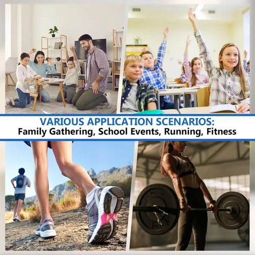 Miniatura 6 de Relaxweex Juego de 2 relojes de gimnasio de 1.5 pulgadas, temporizador de descanso digital grande para sala de fitness con botón de inicio/parada