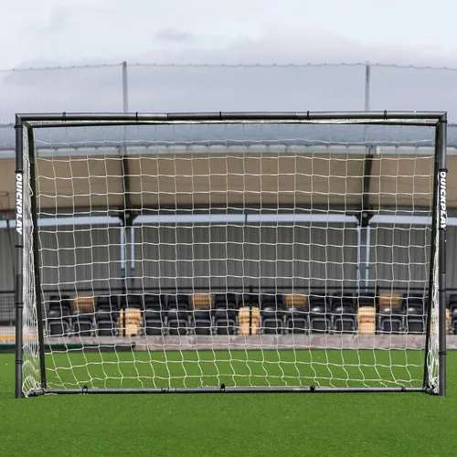 Miniatura 2 de QUICKPLAY GS Porterías de Fútbol - Portería de Fútbol de Acero Galvanizado Súper Duradera [5 Tamaños] Tamaños Reglamentarios, Red Profunda, Movible