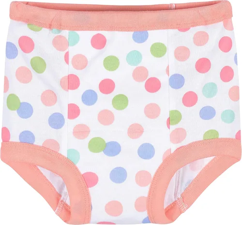 Miniatura 4 de Gerber Pack de 4 pantalones de entrenamiento y ropa interior para bebés y niñas Unicornio rosa y morado