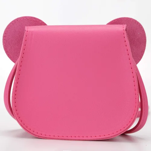 Miniatura 4 de Ondeam Little Mouse - Bolso cruzado con lazo para la oreja, bolso de hombro de poliuretano para niños y niñas