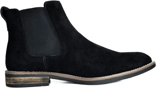 Miniatura 3 de Bruno Marc - Botines tipo Chelsea de gamuza y piel para hombre