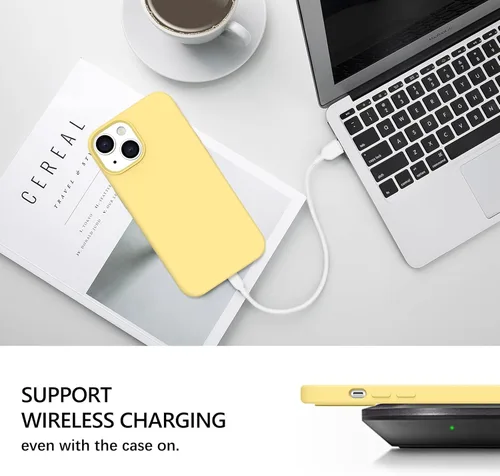 Miniatura 80 de GUAGUA Funda compatible con iPhone 17 Pro Max de 6.9 pulgadas, silicona líquida, goma de gel suave, delgada, forro de microfibra delgada