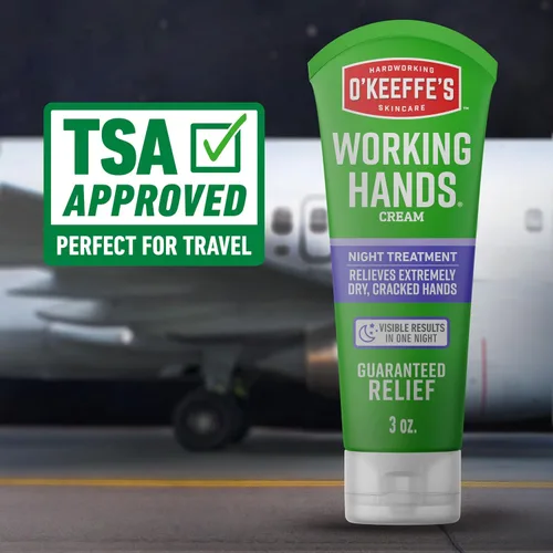 Miniatura 9 de O'Keeffe's Working Hands - Crema de manos para tratamiento nocturno para sequedad extrema - Tubo de 3 oz (paquete de 2) - Cuidado reparador